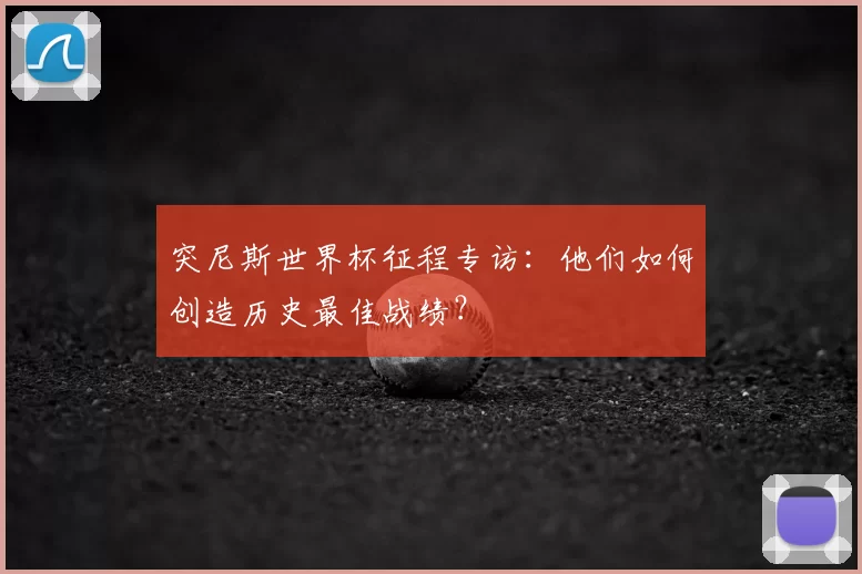 突尼斯世界杯征程专访:他们如何创造历史最佳战绩?
