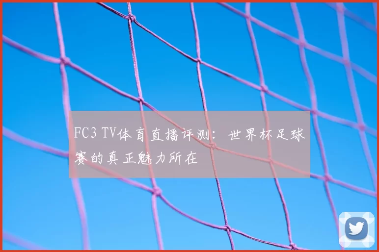 FC3 TV体育直播评测：世界杯足球赛的真正魅力所在